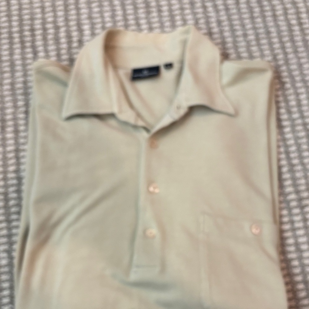 Hickey Freeman Men's Polo in Soft Cream
